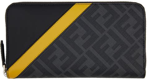 fendi black and yellow|Damentaschen .